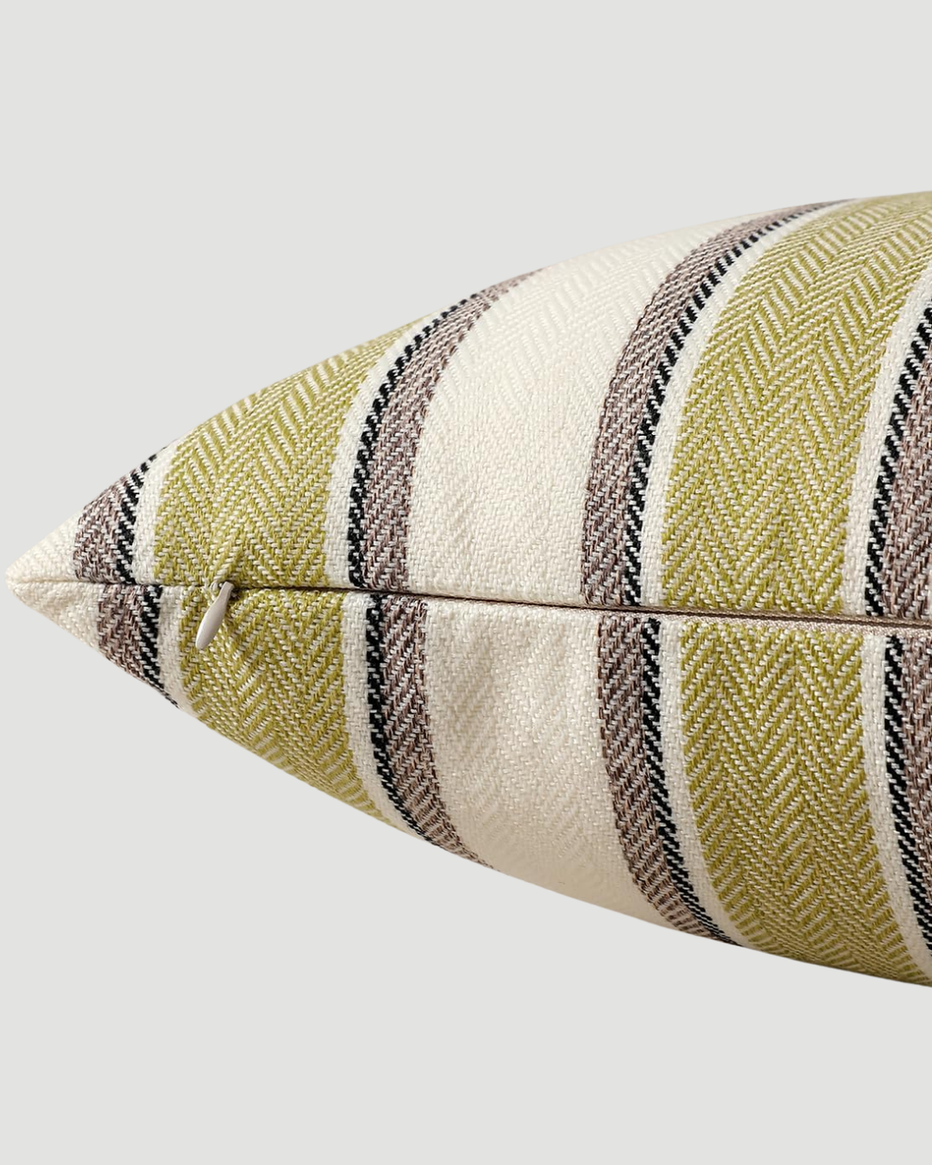 Surrey Striped Cushion - Green