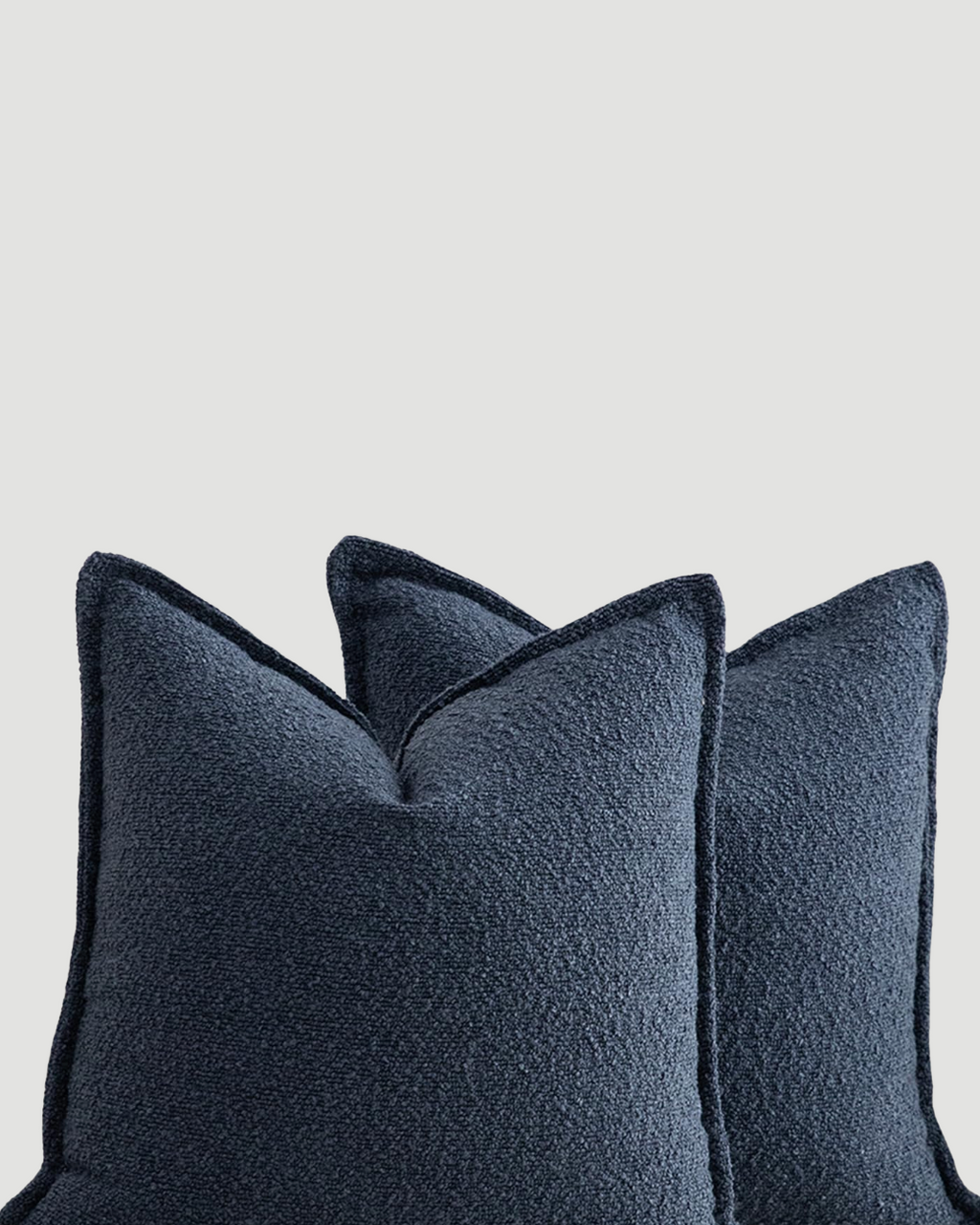 Torridge Bouclé Cushion Cover - Navy