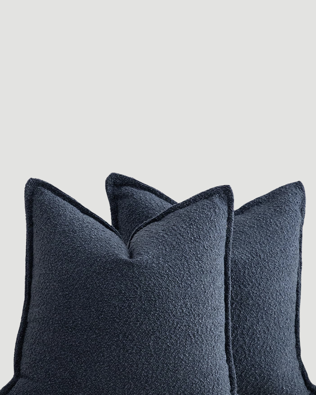 Torridge Bouclé Cushion Cover - Navy