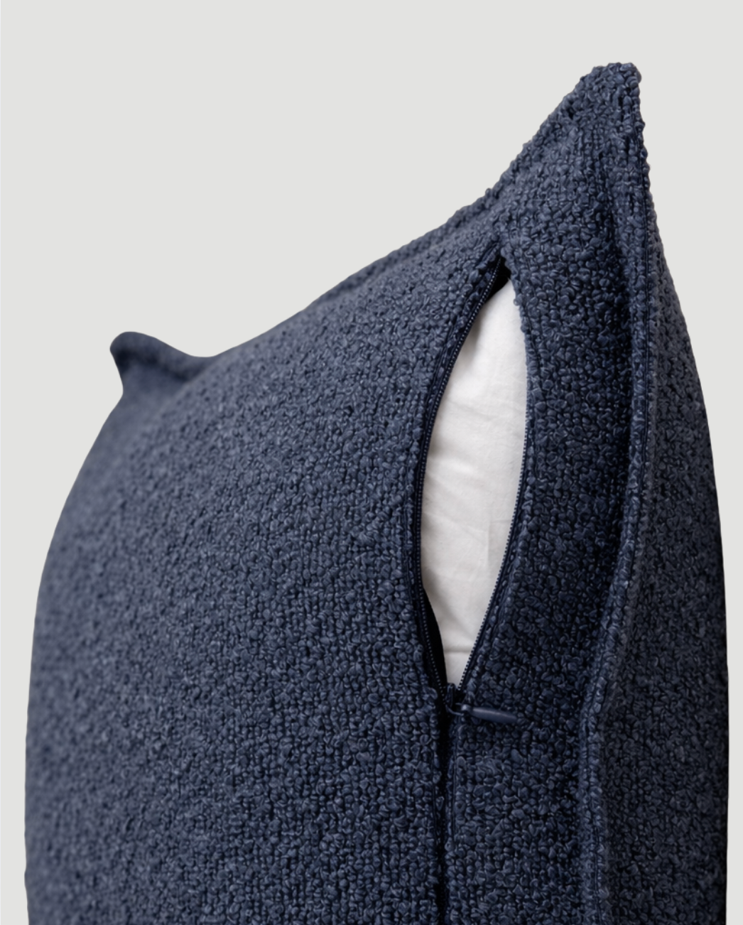 Torridge Bouclé Cushion Cover - Navy