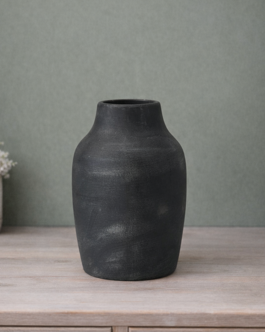 Cotswold Farmhouse Ceramic Vase - Black