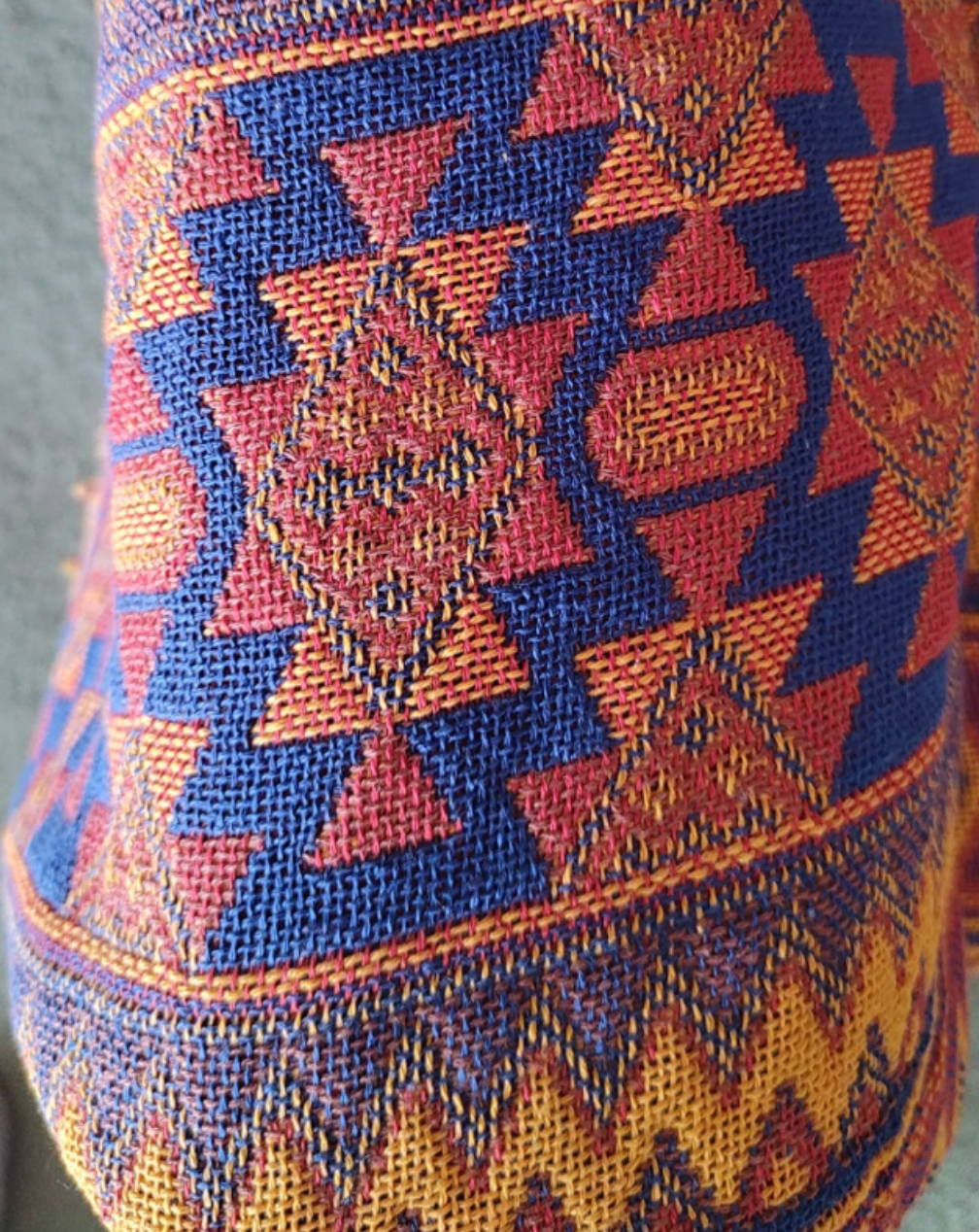 Azteca Cotton Throw - Red