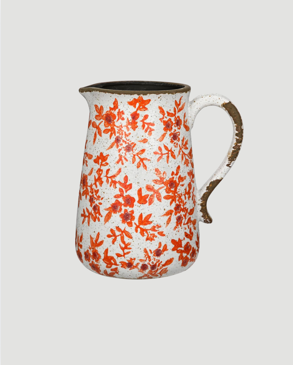 Somerset Ceramic Jug - Burn Orange