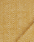 Carlisle Herringbone Cotton Throw - Yellow