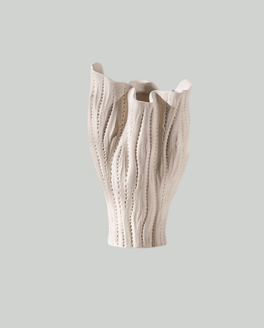 Aveline Draped Ceramic Vase