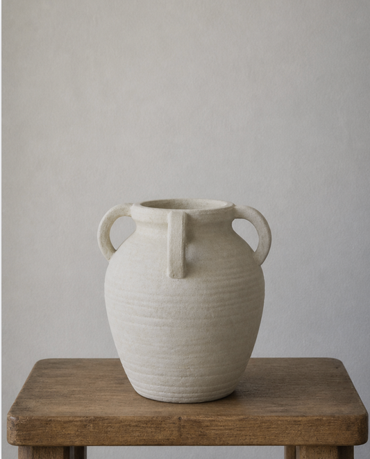 Cotswold Farmhouse Ceramic Vase -  Off White