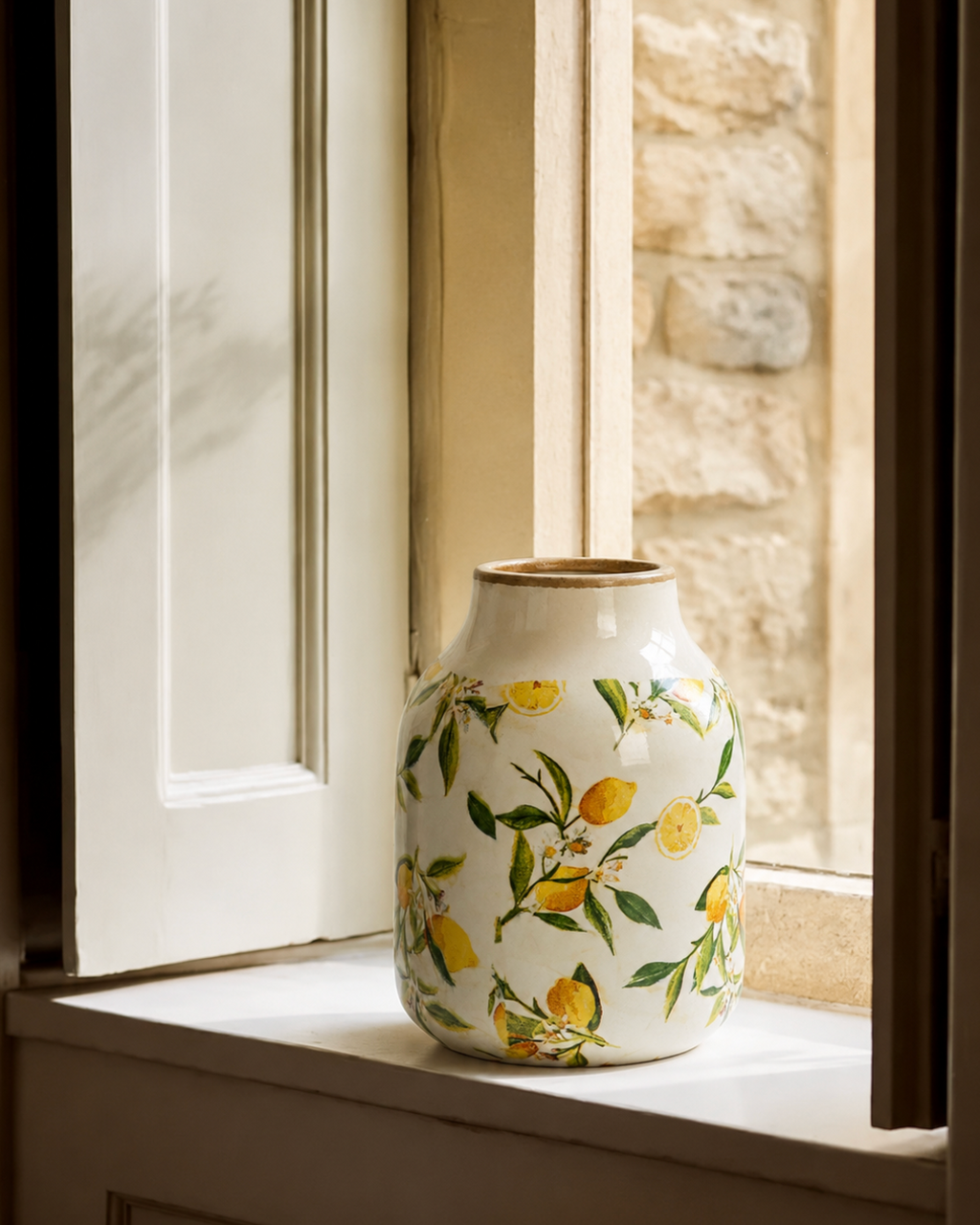 Tuscan Lemons Vase
