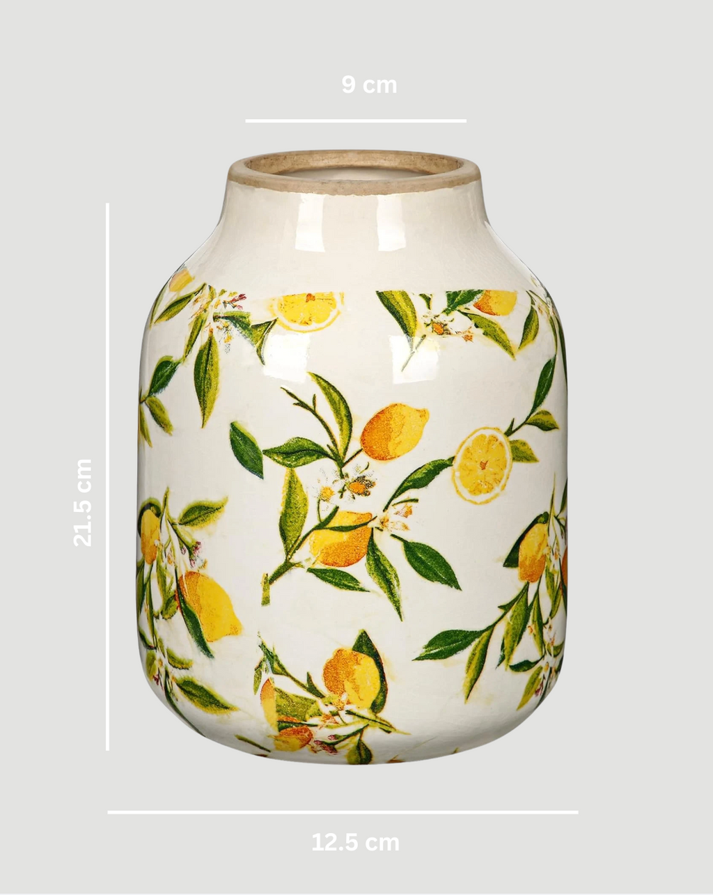 Tuscan Lemons Vase