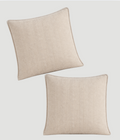 Carlisle Herringbone Cushion Cover - Beige