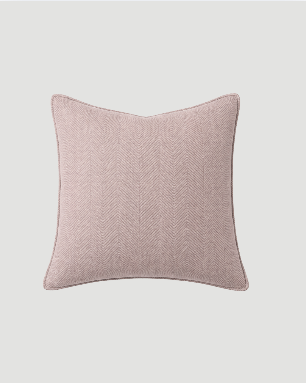 Carlisle Herringbone Cushion Cover - Dusk Pink