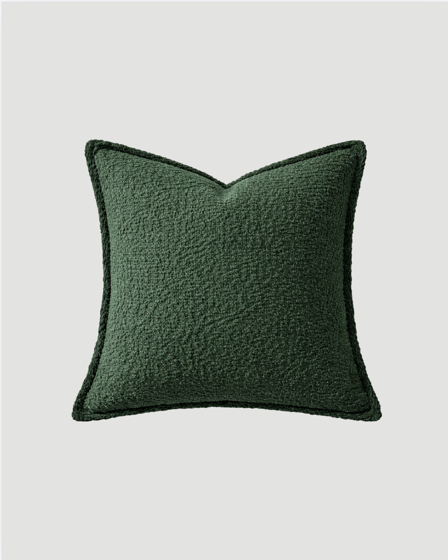 Torridge Bouclé Cushion Cover - English Green