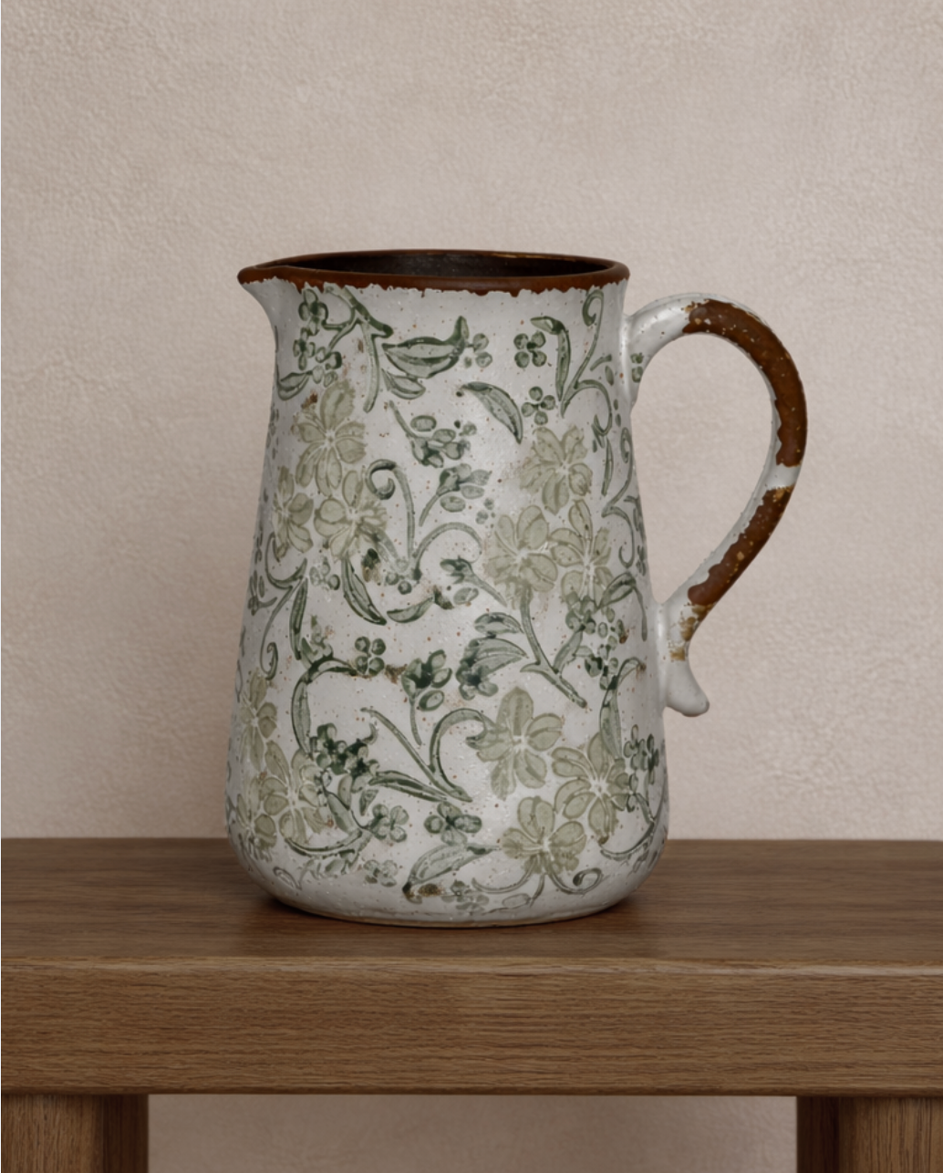 Somerset Ceramic Jug - Green