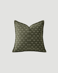 Sussex Crosses Cushion - Green